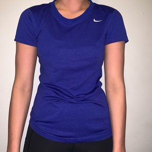 BLUE NIKE V NECK!!